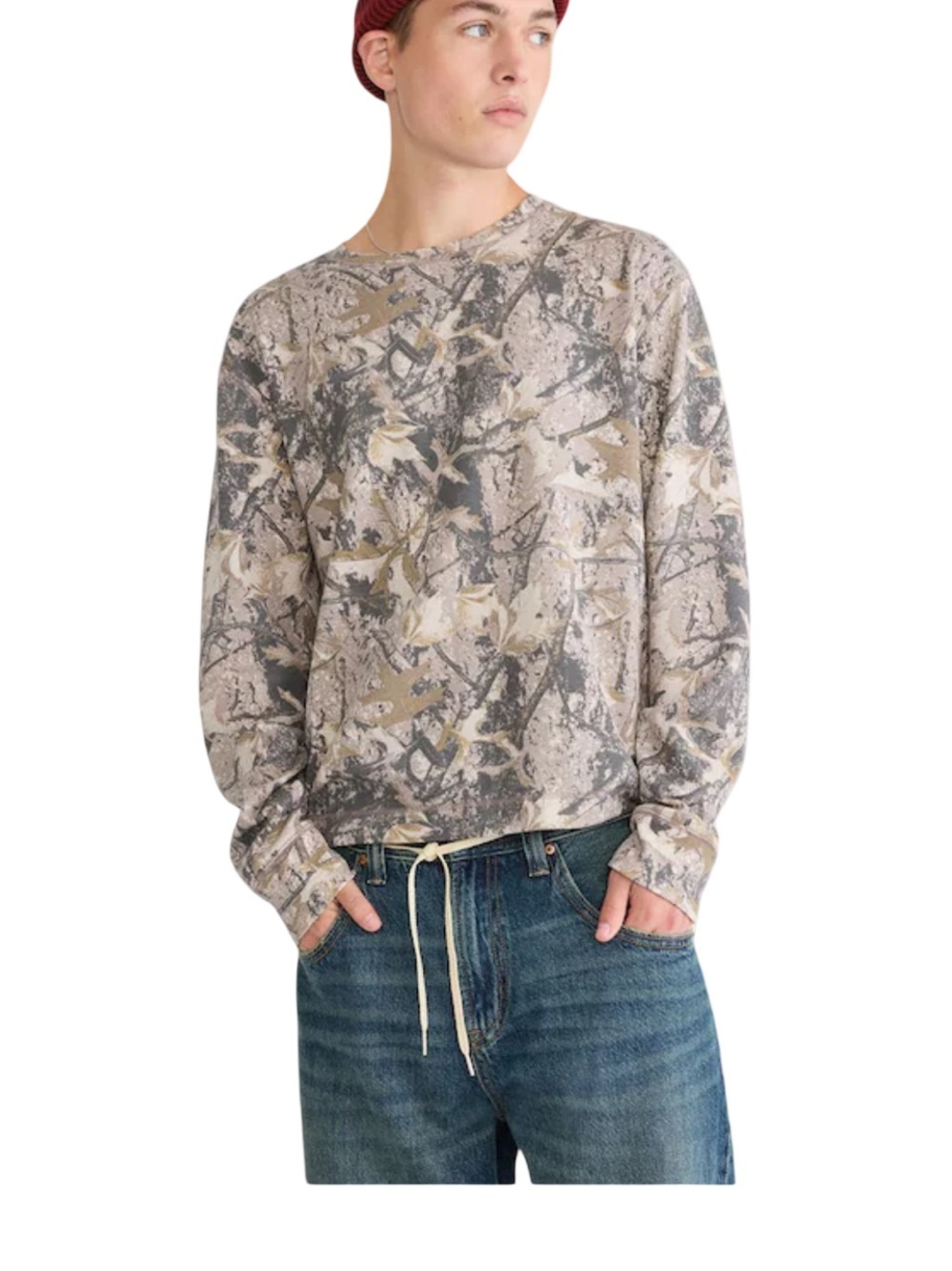 Aeropostale Long Sleeve Forest Camo Thermal Top NWT Size XL